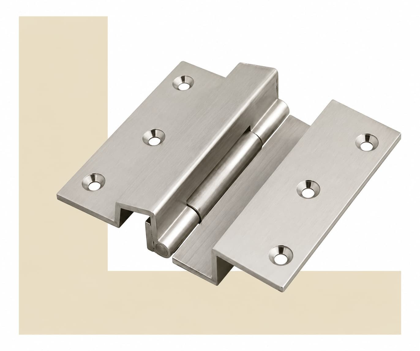 AELEX Slimline Concealed Flush Brass Hinge